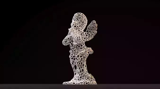 Angel statue 3D print model