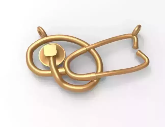 stethoscope Pendant Necklace Charm Jewelry