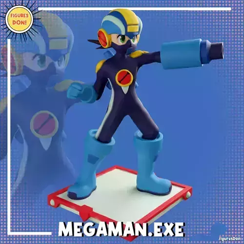 MegaMan exe - Mega Man Battle Network 3D print model