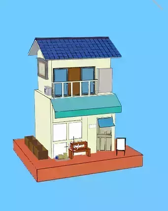 cartoon style - house
