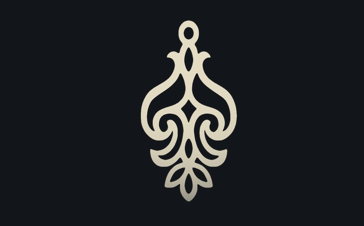 KeyChain 4 3D model_1