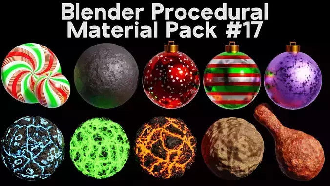 Blender Procedural Material Pack 17