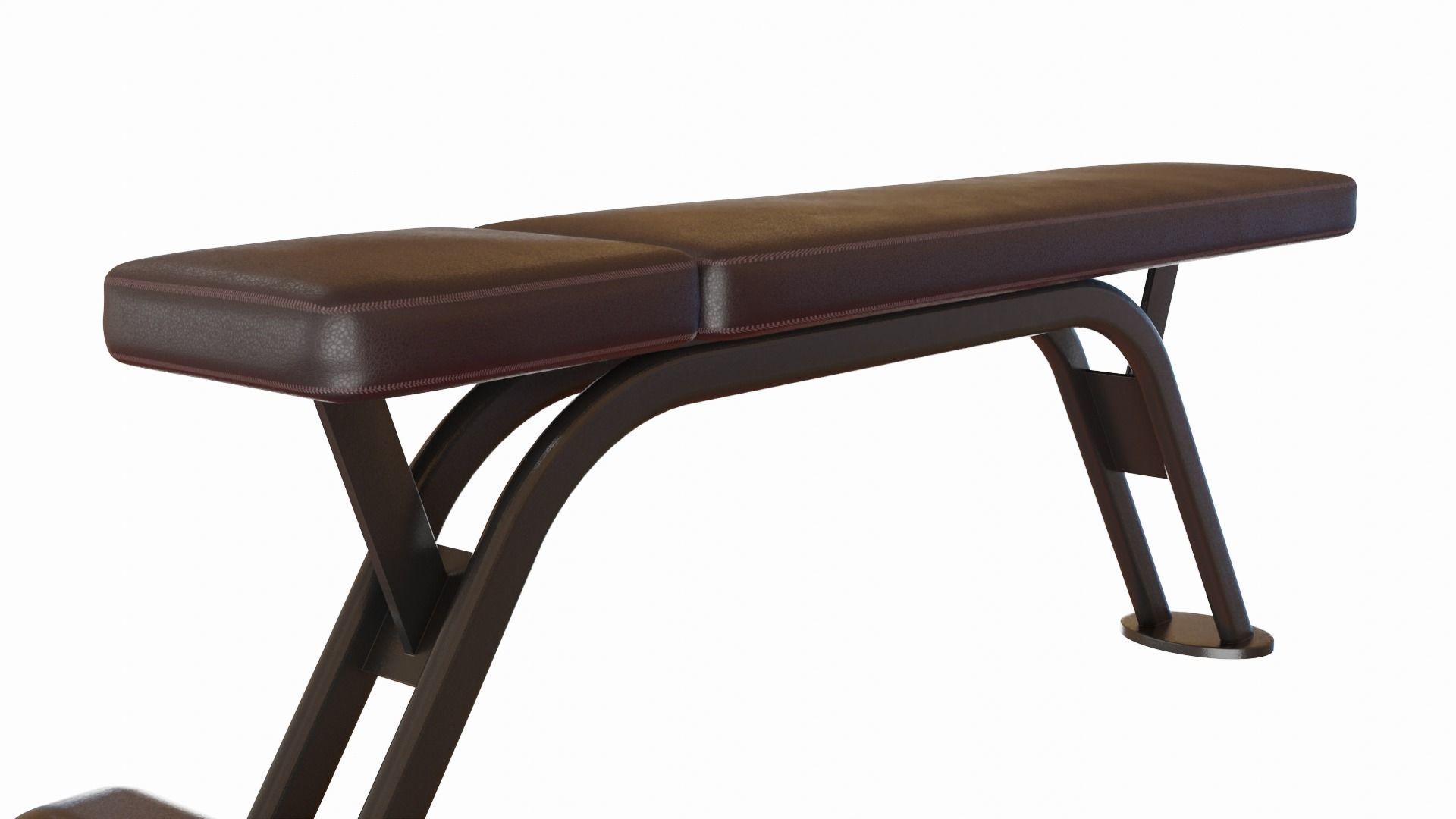 Gym System Bench 3D model_1