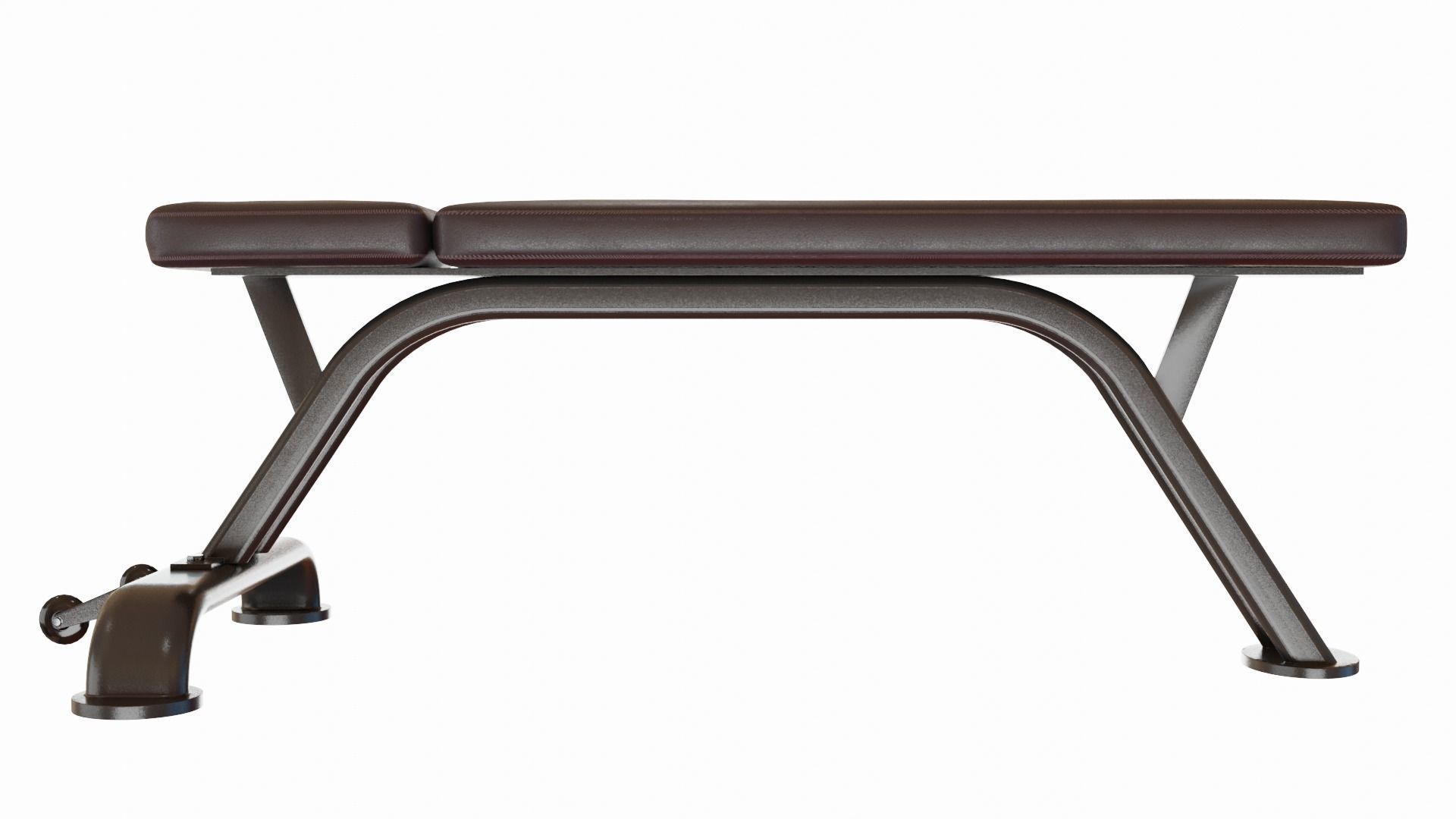 Gym System Bench 3D model_2