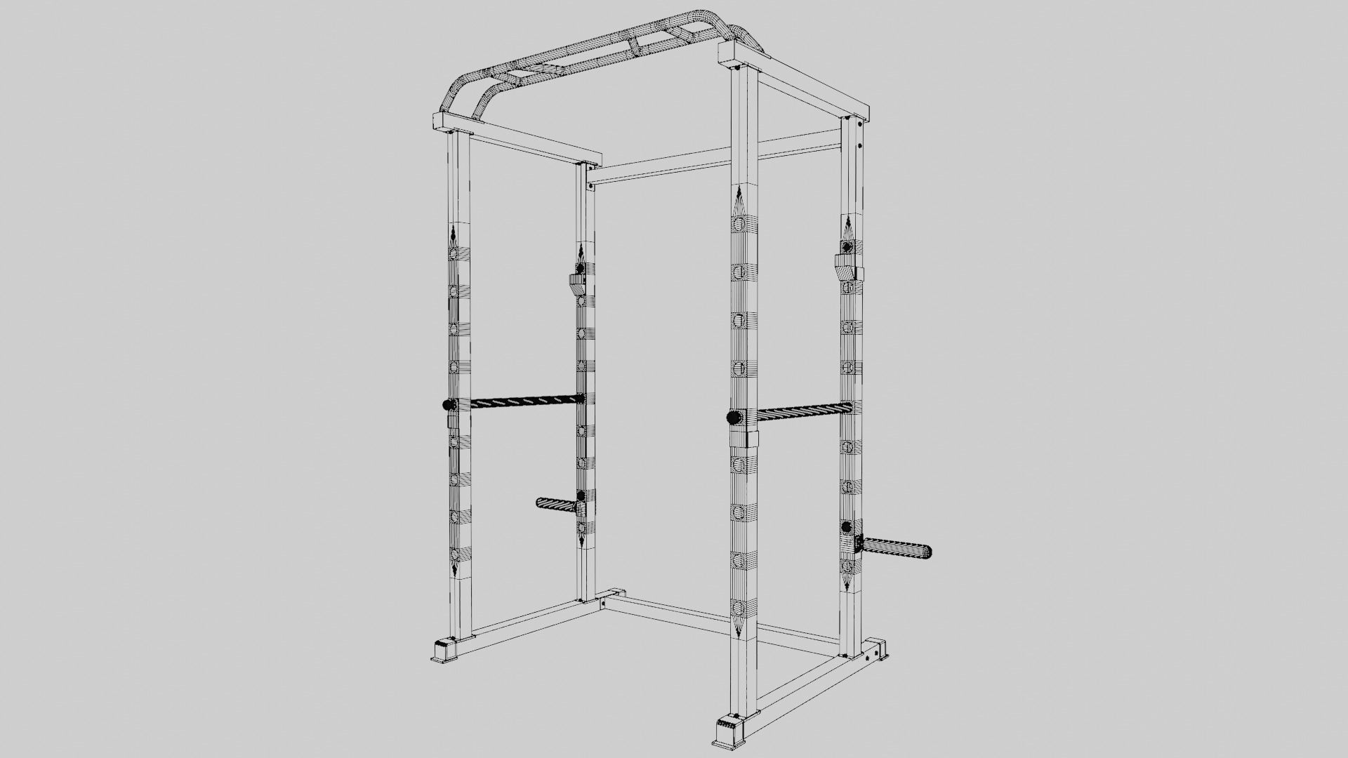 Gym System 3D Model Collection_32