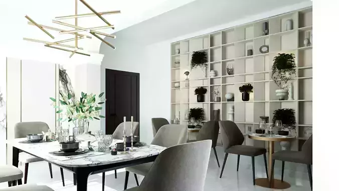 Interior Scene 3D model