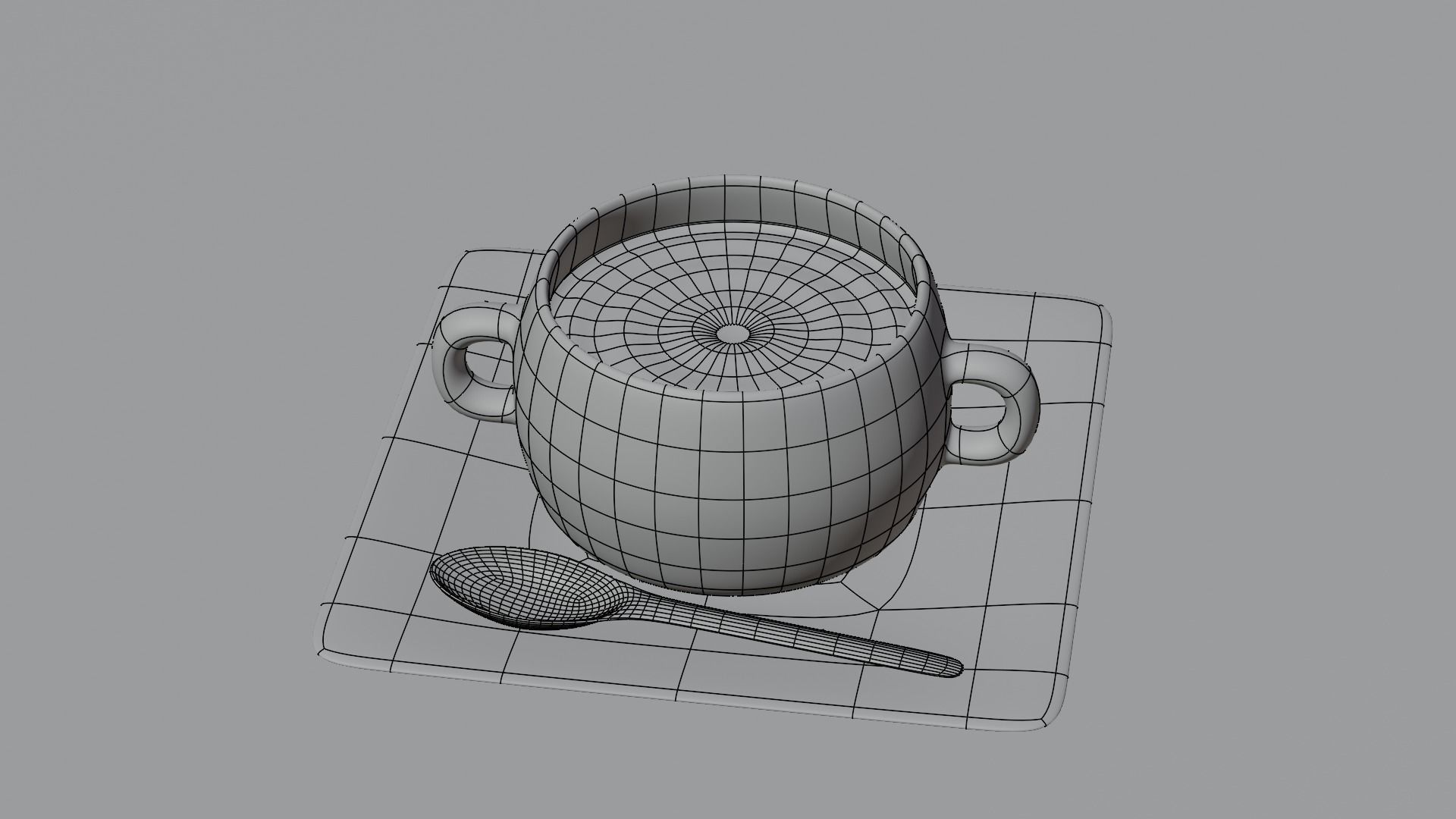 Soup Mug 3D Model 3D model_4