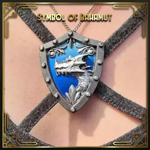 Symbol of Bahamut 3D print model