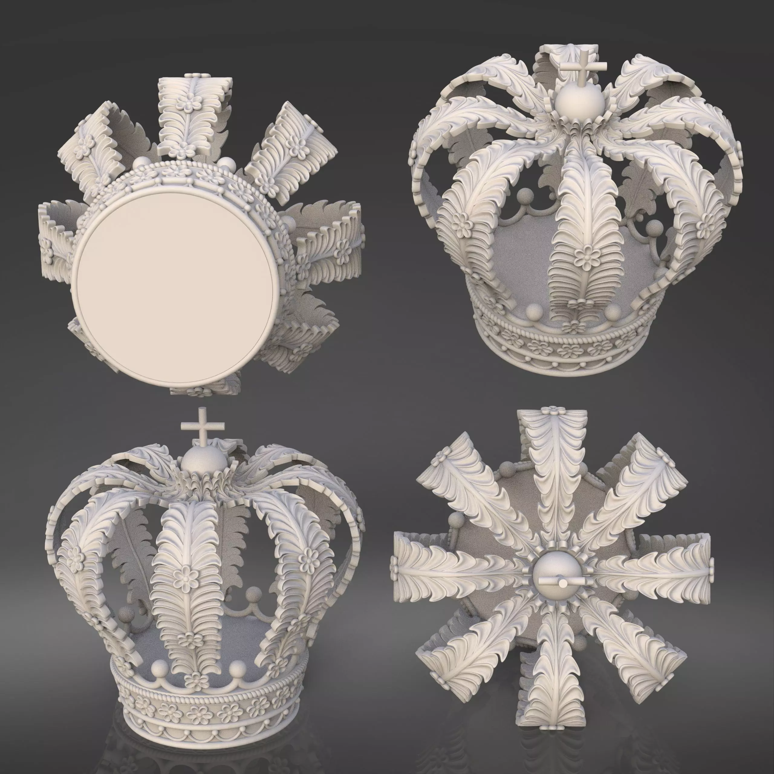 Coroa  3D print model_0