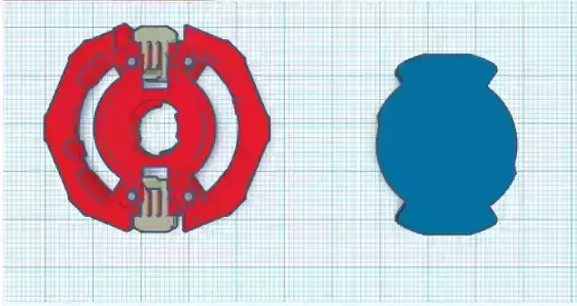 Beyblade db core 3D model