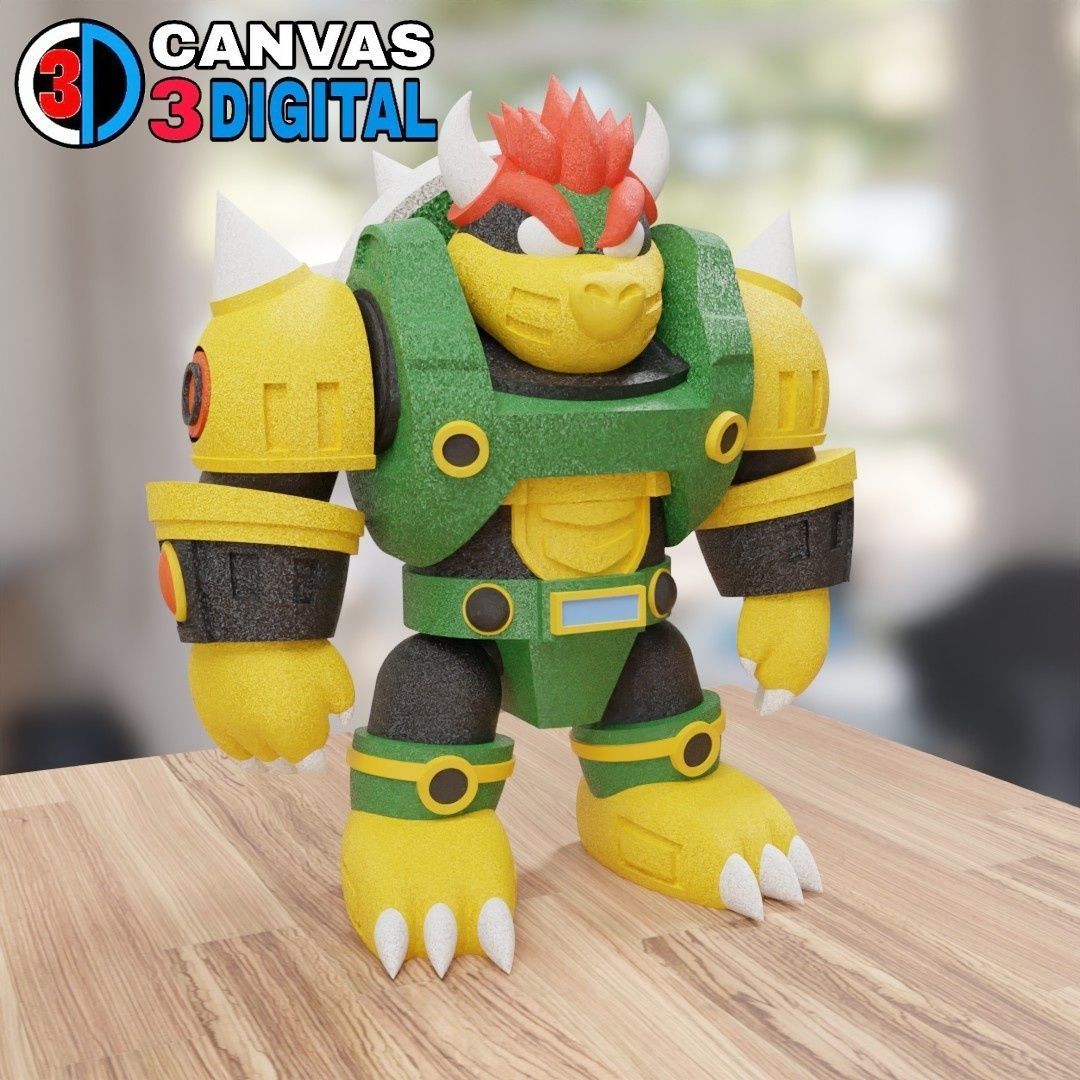 BOWSER ROBOT 3D print model_1