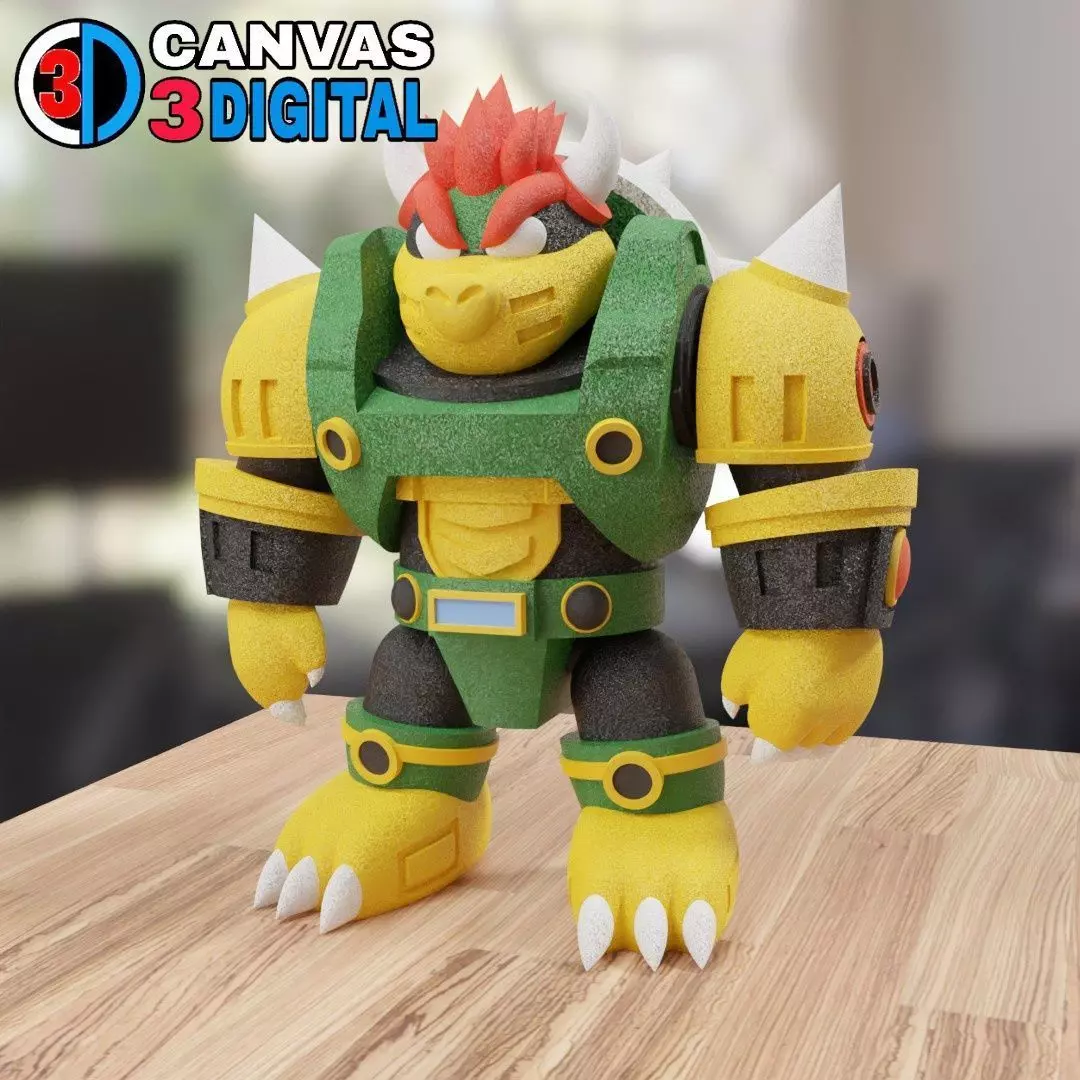 BOWSER ROBOT 3D print model_0