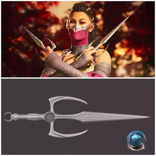 Mileena sai  from MK1 -  Edugivis Blades