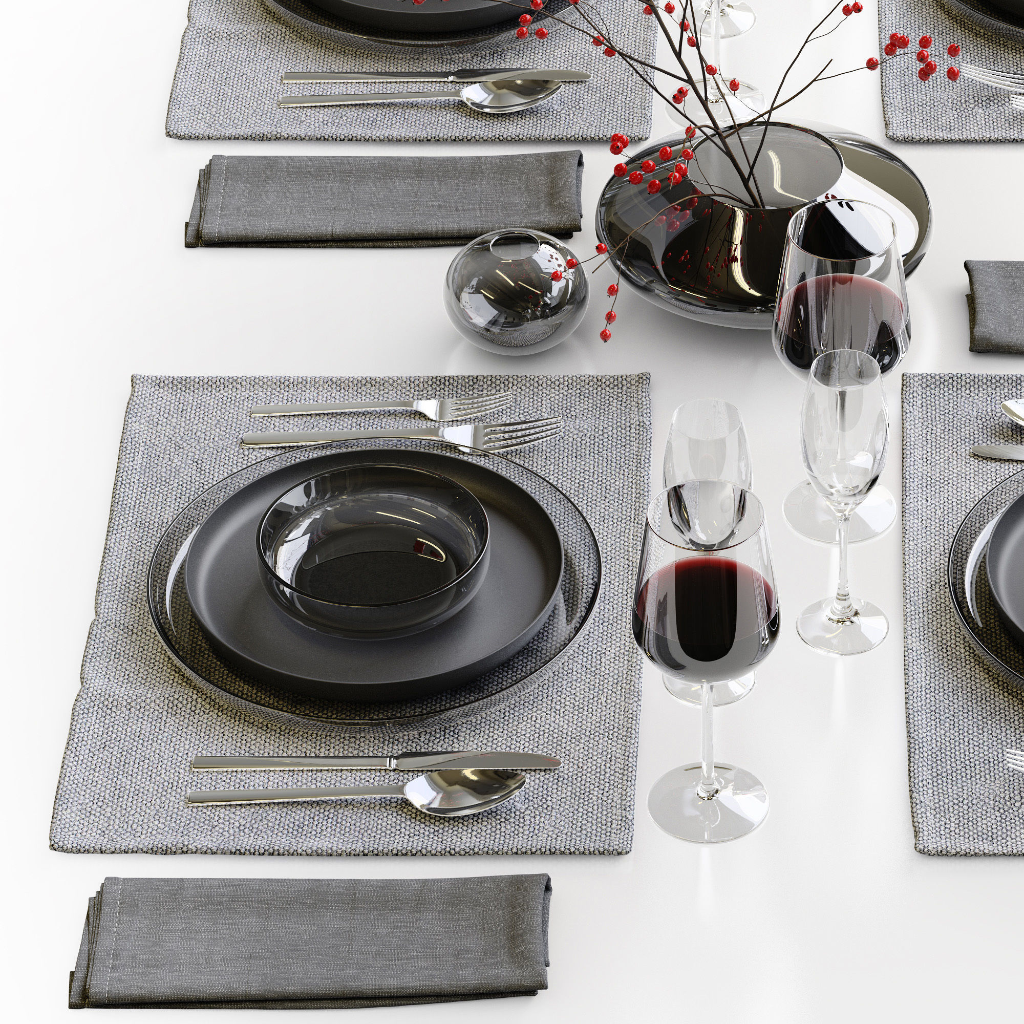 Table setting 42 3D model_4
