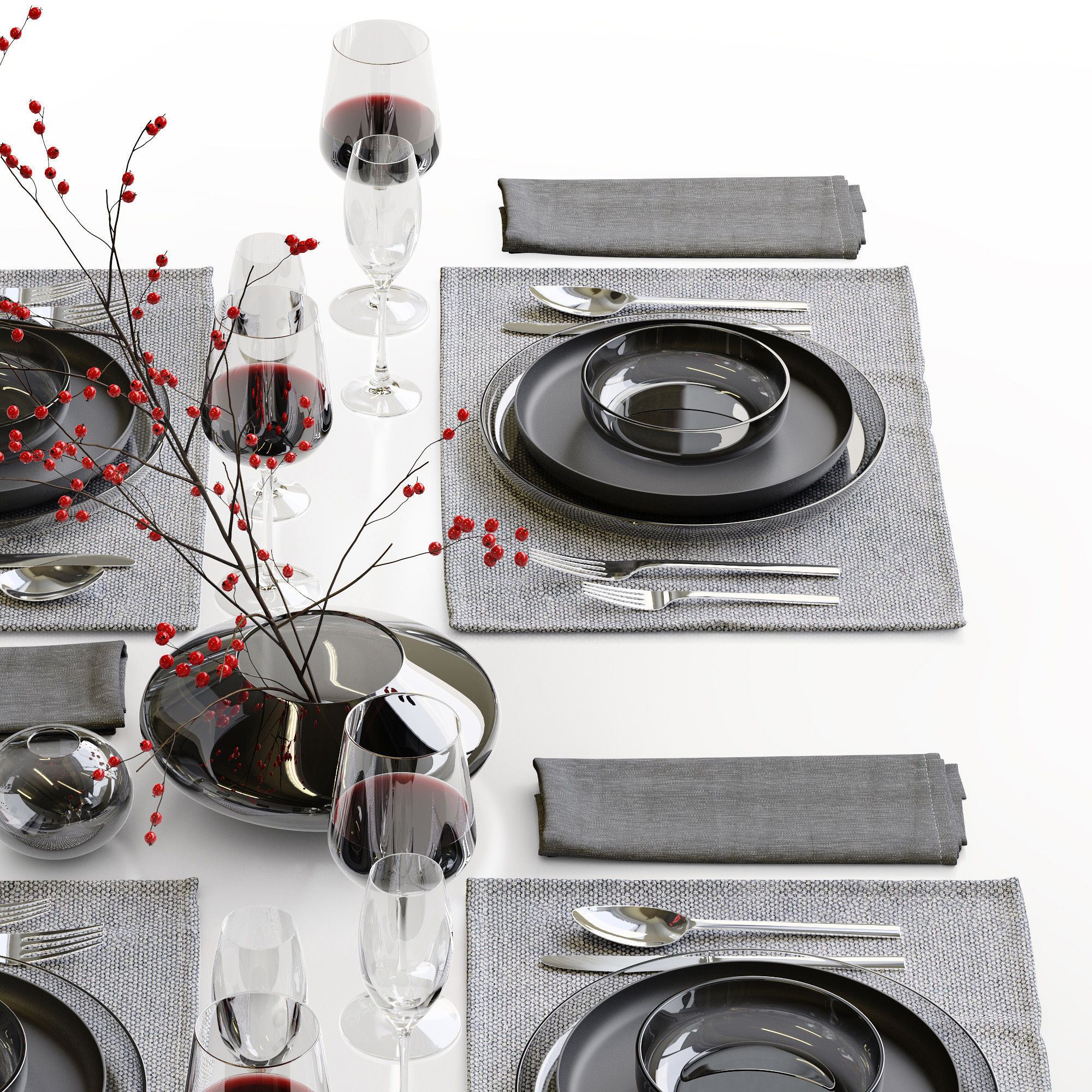 Table setting 42 3D model_2