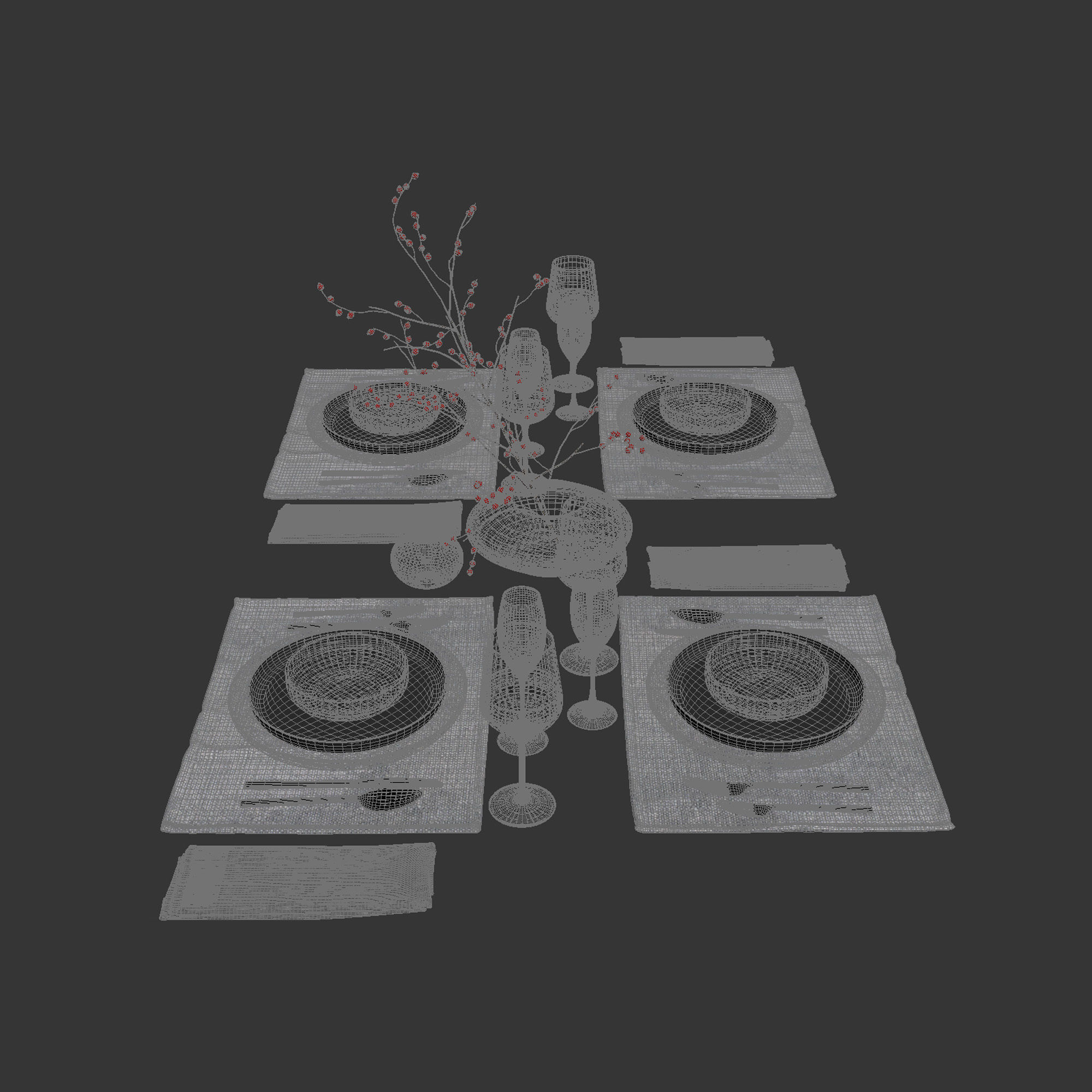 Table setting 42 3D model_6