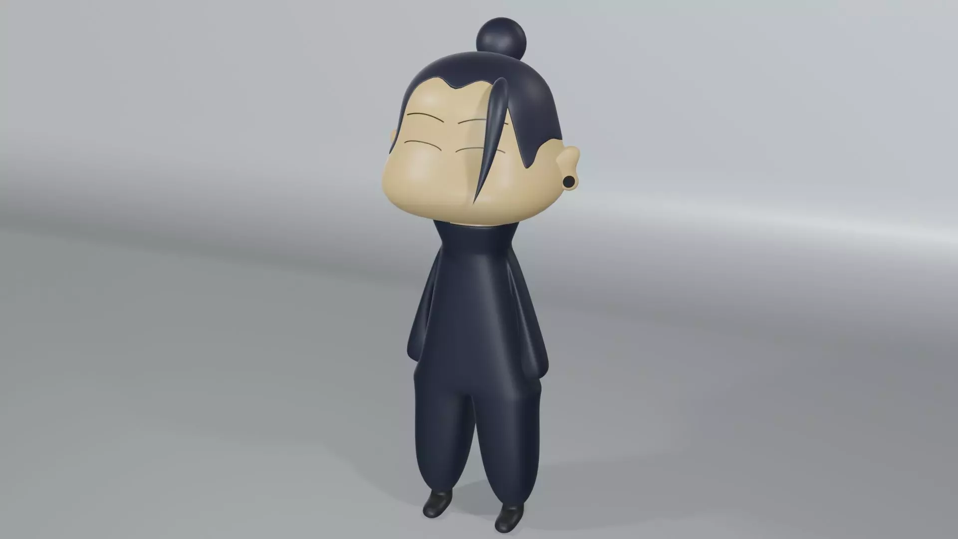 Suguru Geto 3D model_0