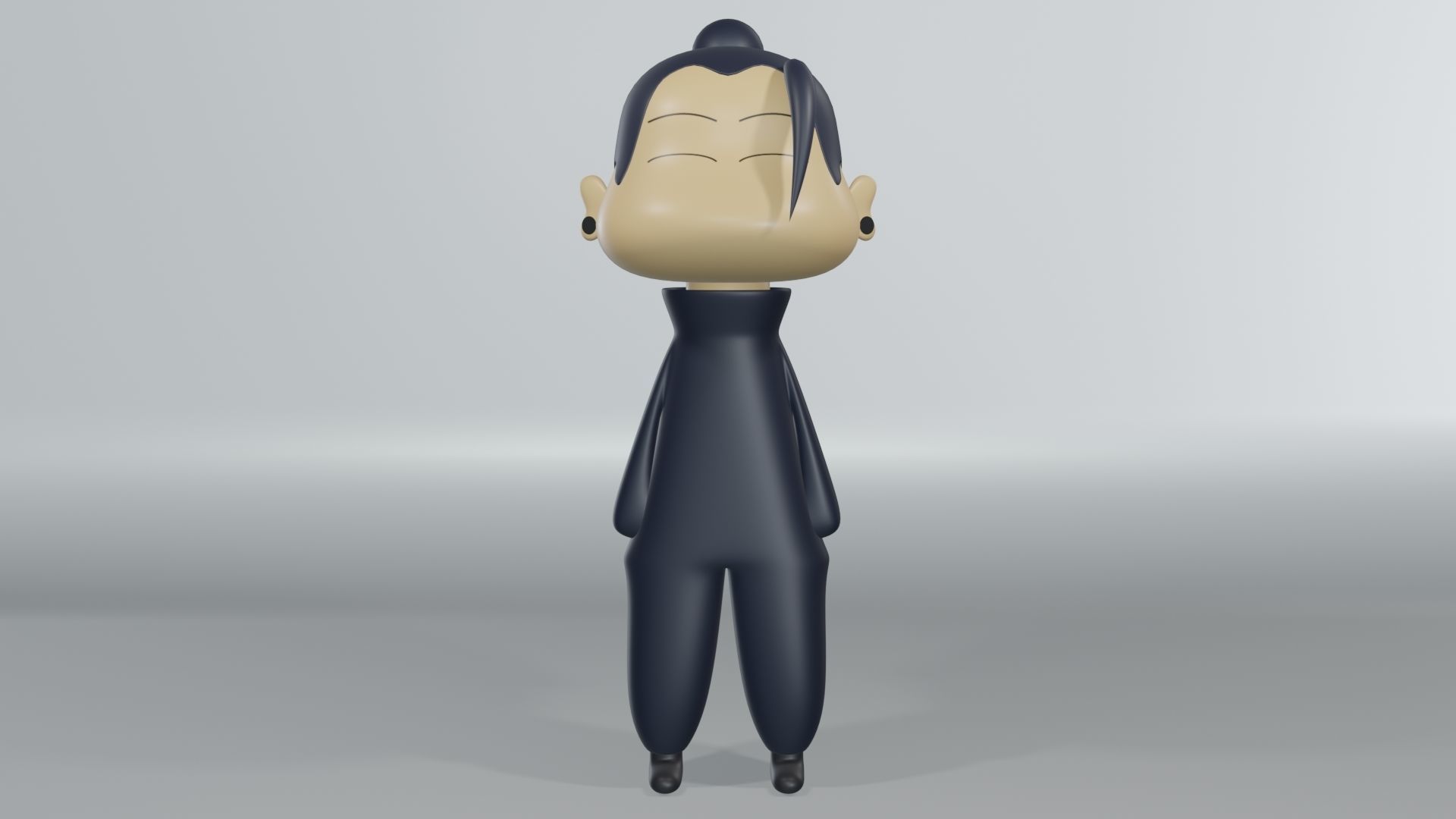 Suguru Geto 3D model_1