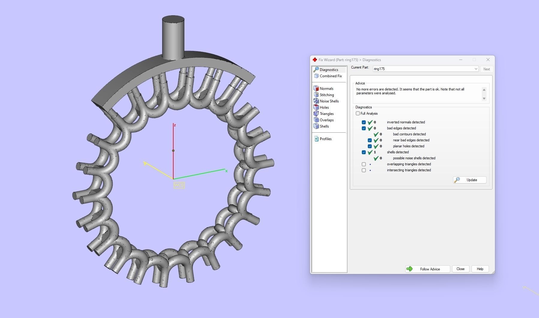 Ring 175 3D print model U share prong ring 3D print model_8