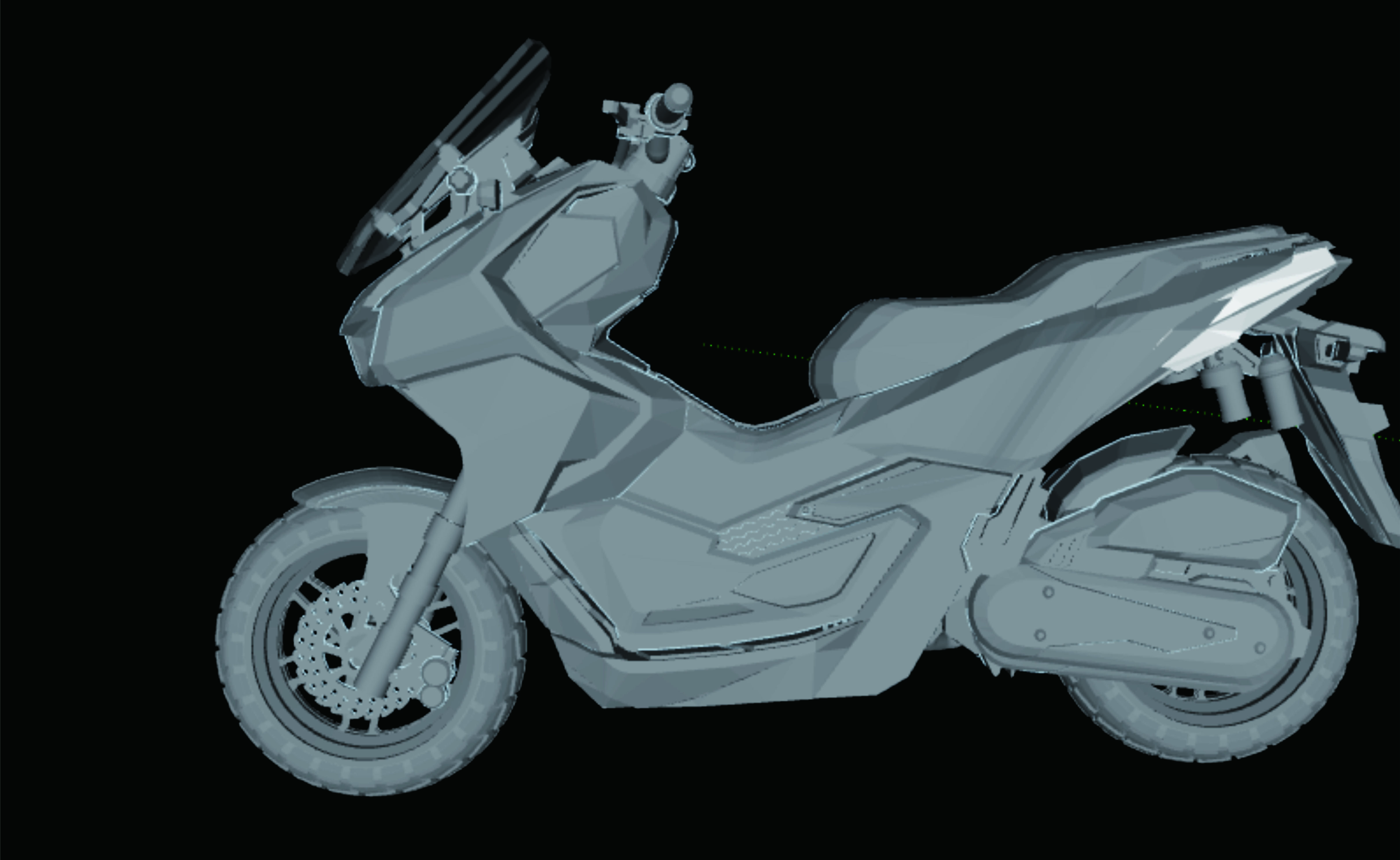Honda ADV160 3D print model_5