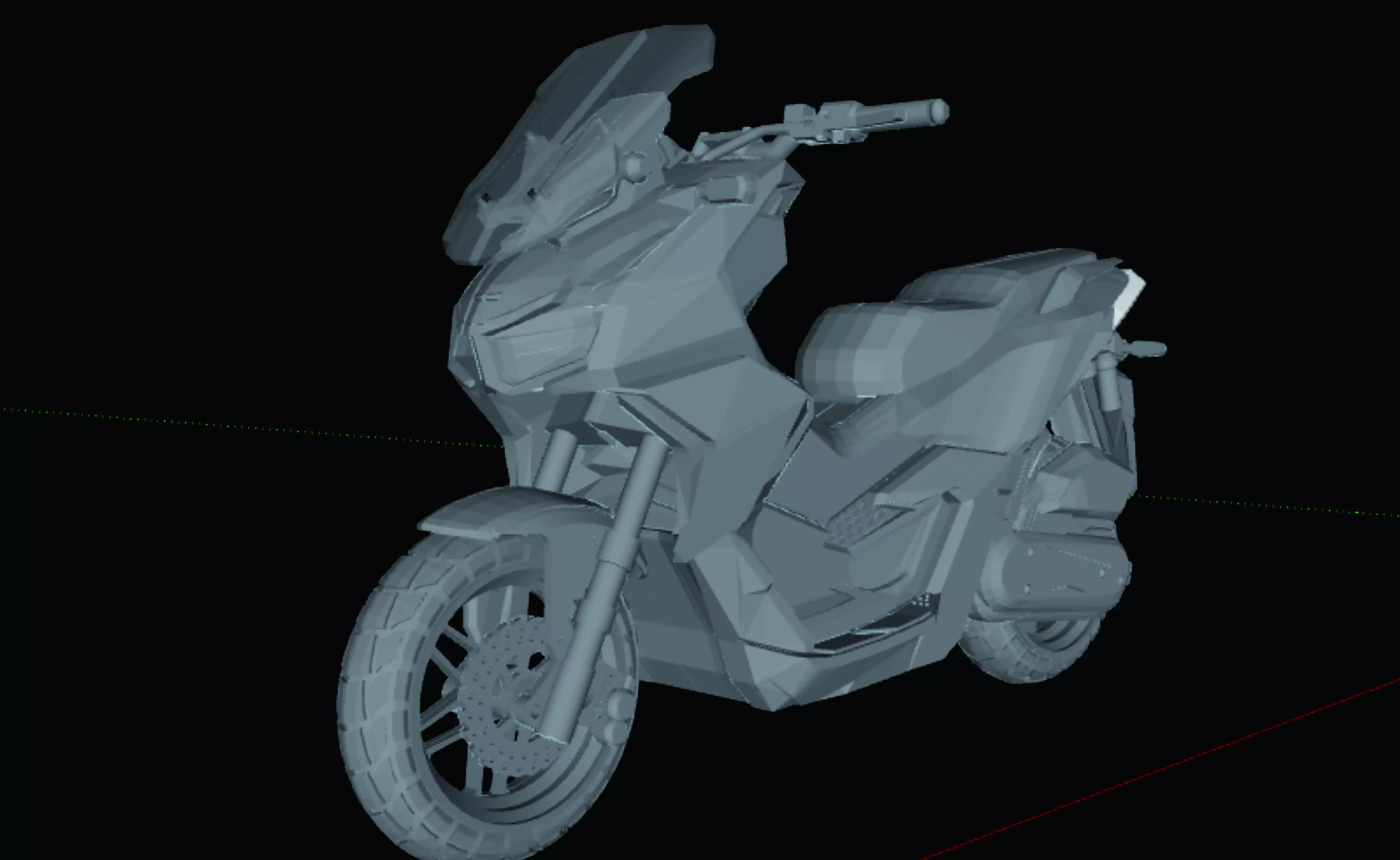 Honda ADV160 3D print model_0