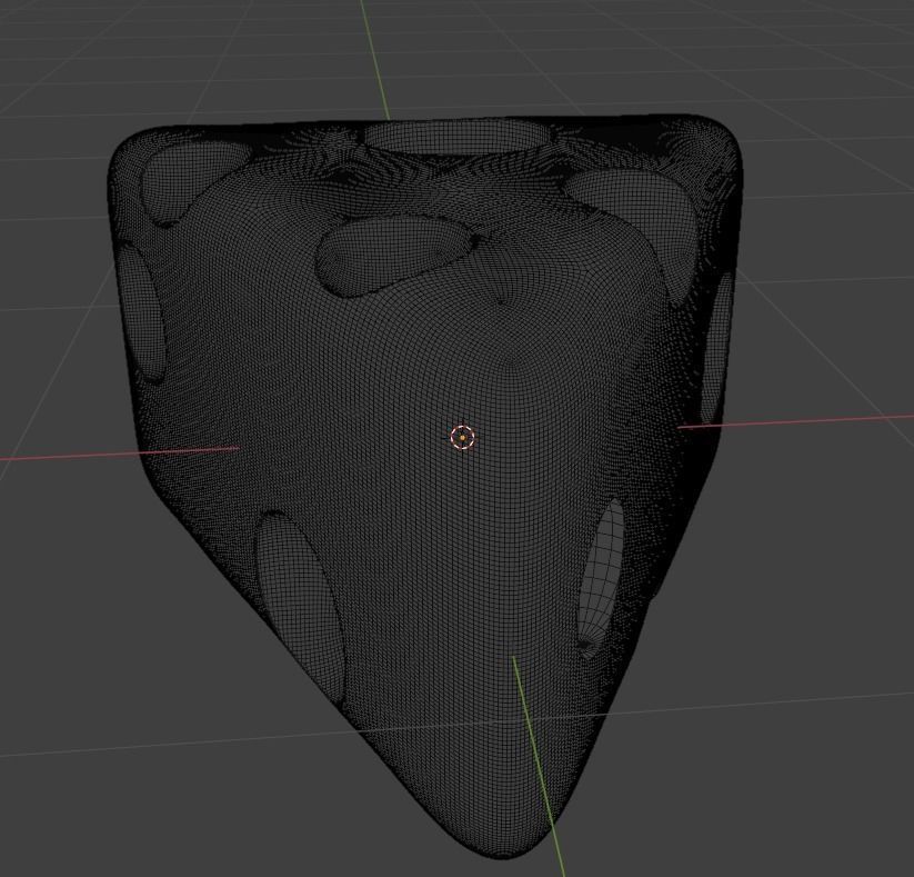 Simple cheese slice Free 3D model_3