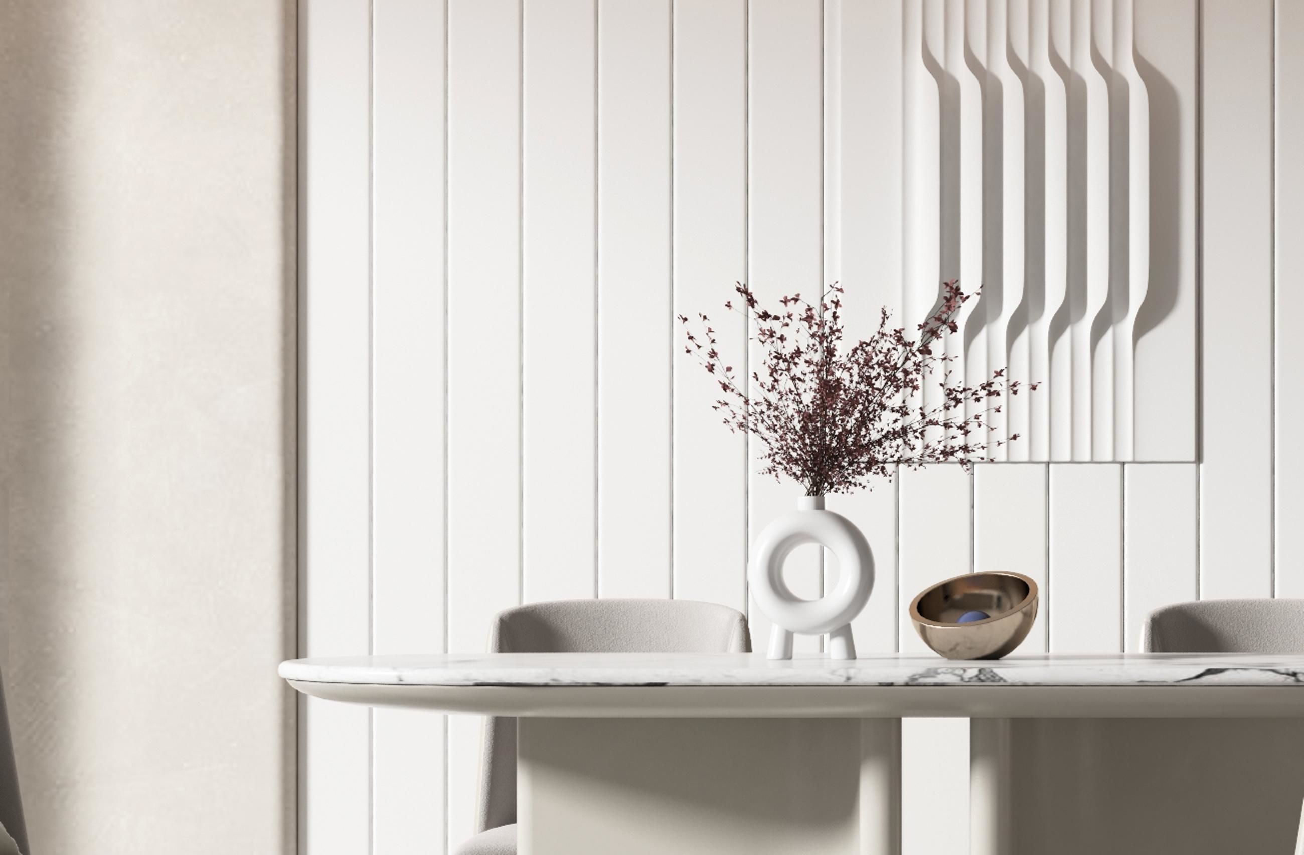 and dining table chair Modern 3D model_4