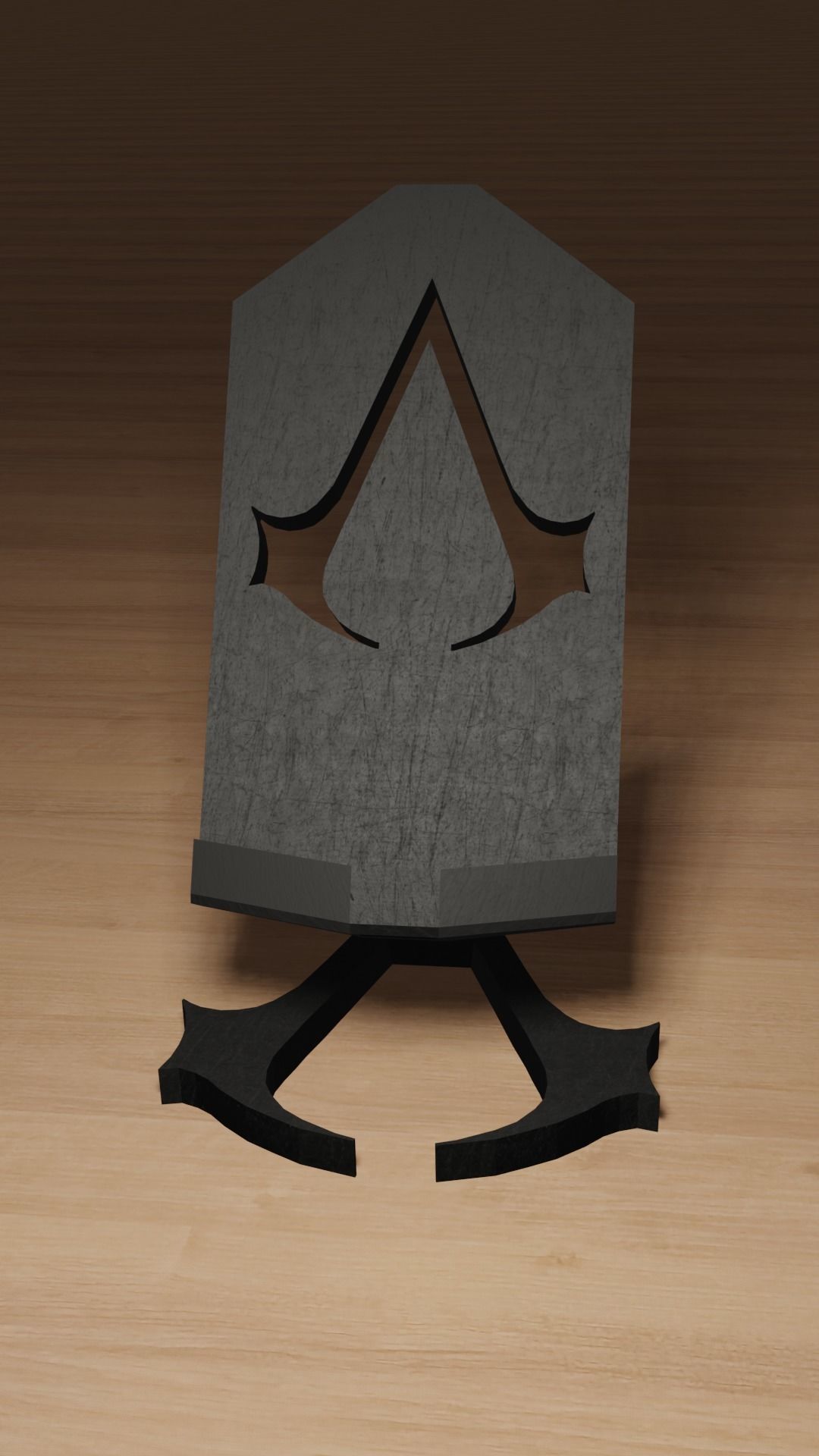 ASSASSINS CREED THEMED PHONE STAND 3D print model_5