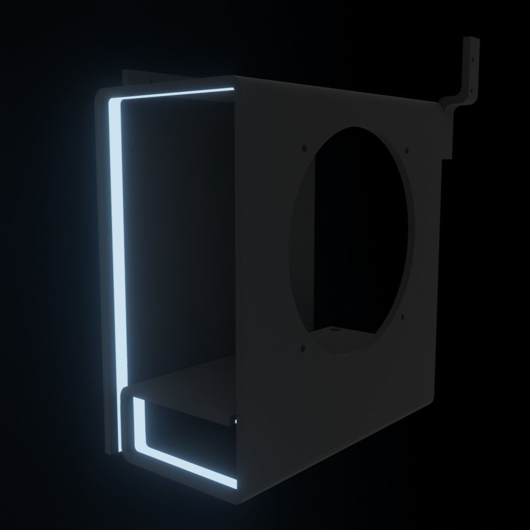 mini itx computer case 3d model for 3d printing 3D print model_2