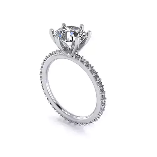 Solitaire  Women Diamond Engagement Ring R138