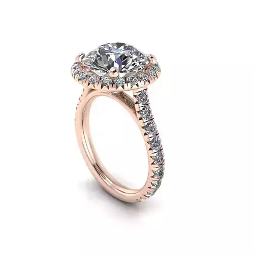 Side-stone Wedding Ring R103