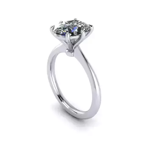Solitaire Diamond Engagement Ring