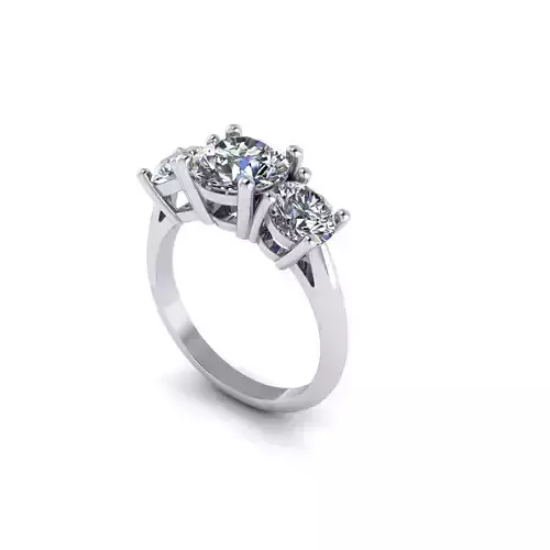 Three-stone Diamond Fashion Ring R14