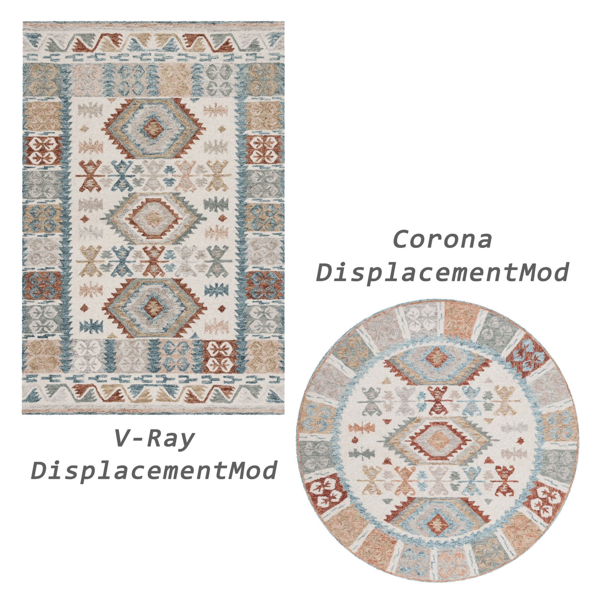 Rugs No 952 Low-poly 3D model_2