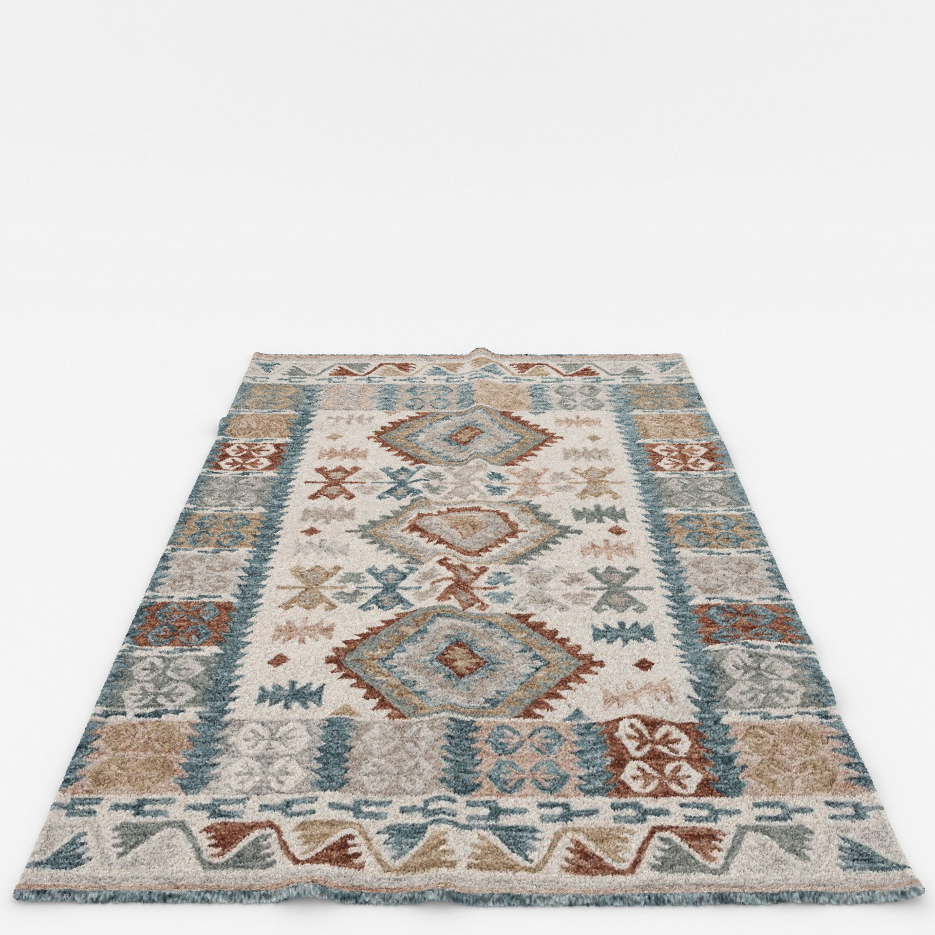 Rugs No 952 Low-poly 3D model_7