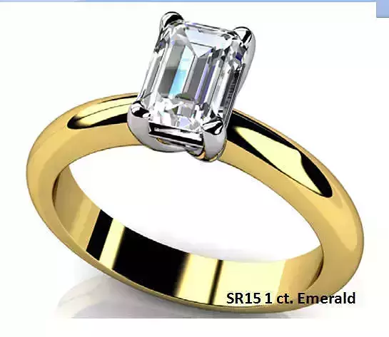 Solitaire Diamond Women Engagement Ring R13