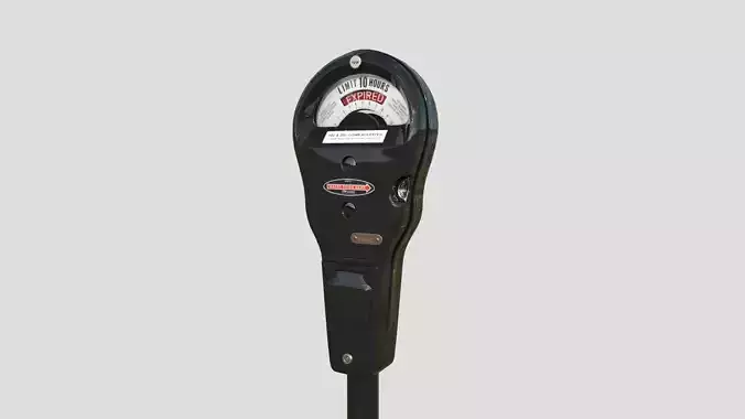 Parking Meter Black