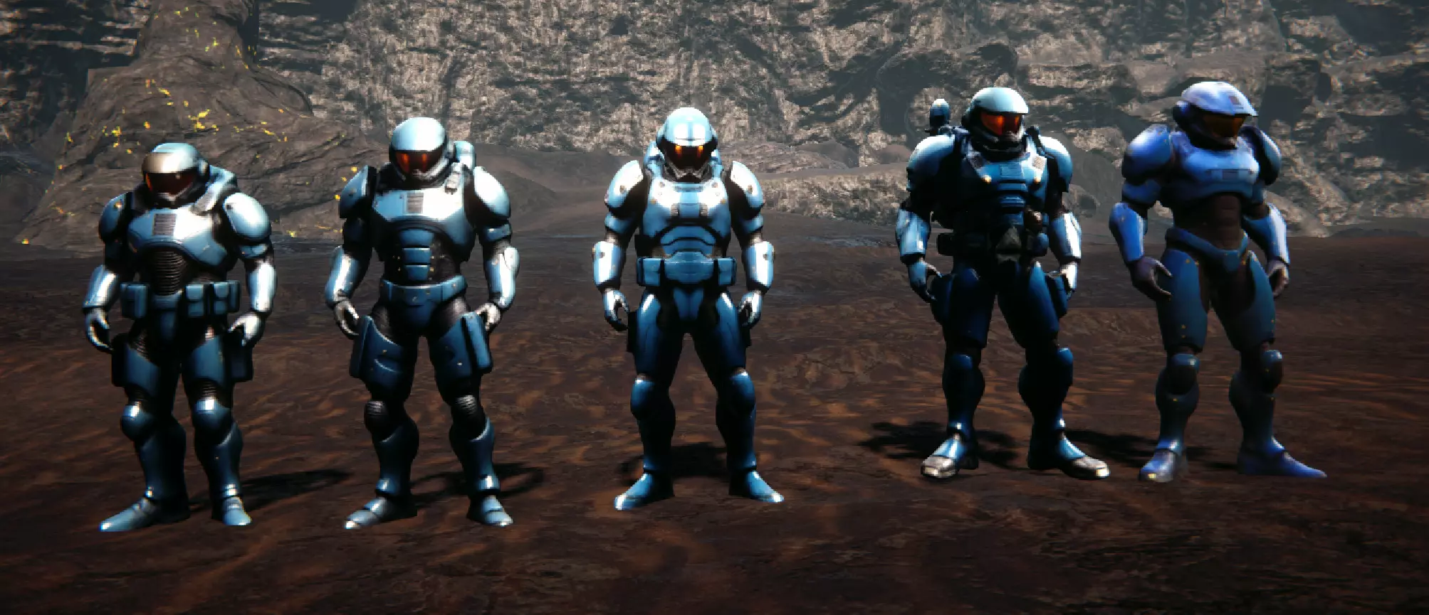 Scifi Soldiers Pack RTS - Special Ops Low-poly 3D model_0