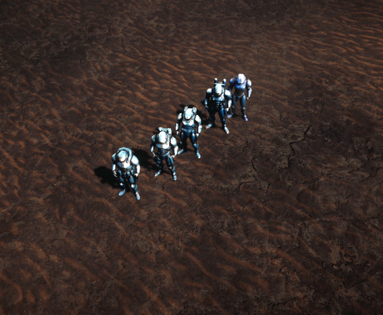 Scifi Soldiers Pack RTS - Special Ops Low-poly 3D model_3