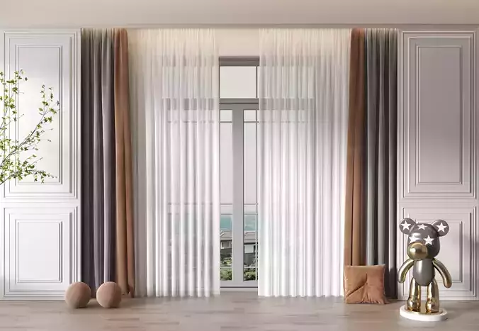 fabric Modern curtains