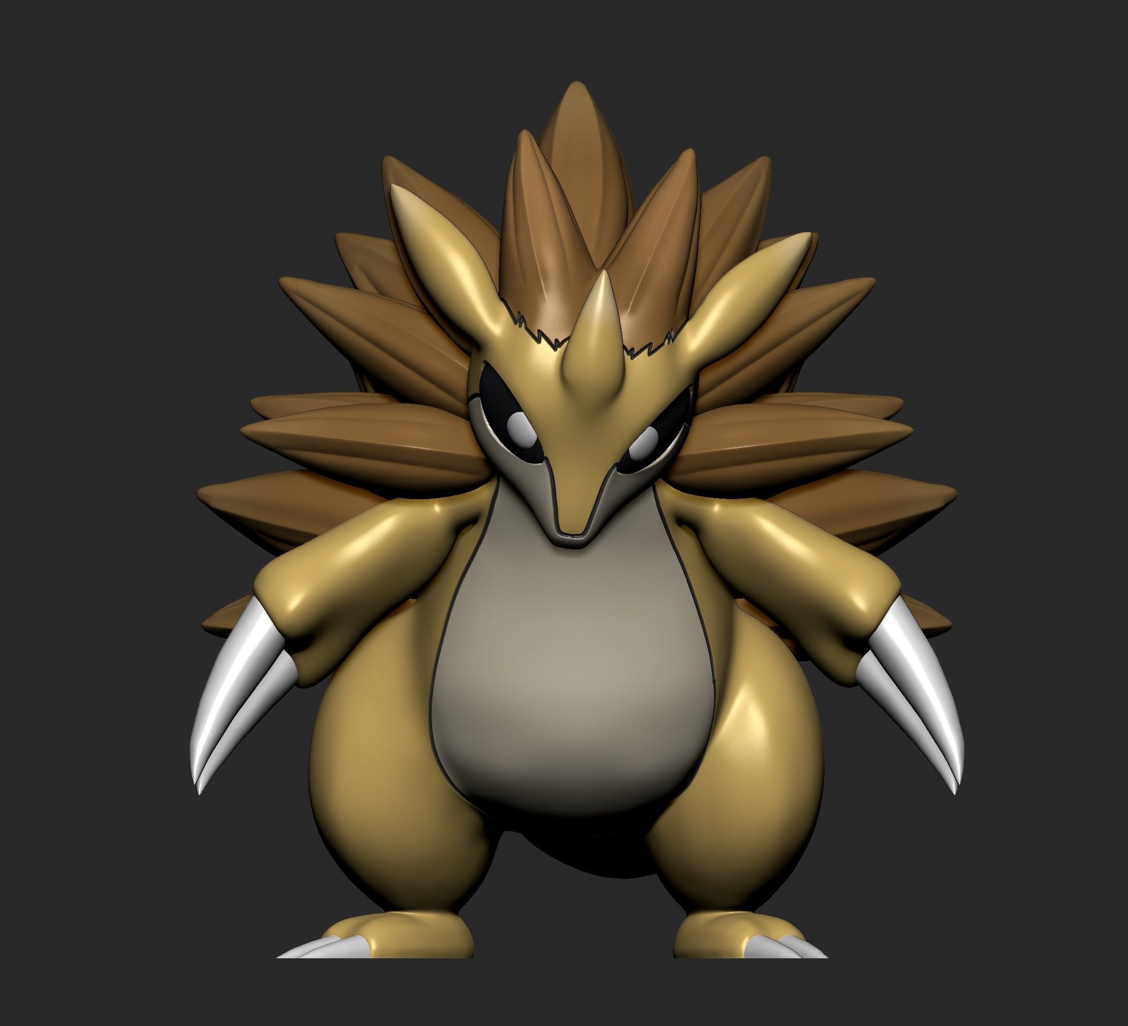 Pokemon - Sandshrew and Sandslash  3D print model_8