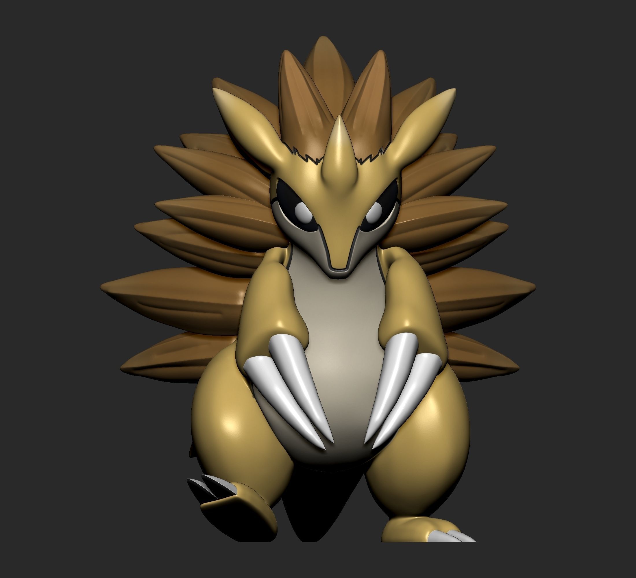 Pokemon - Sandshrew and Sandslash  3D print model_9