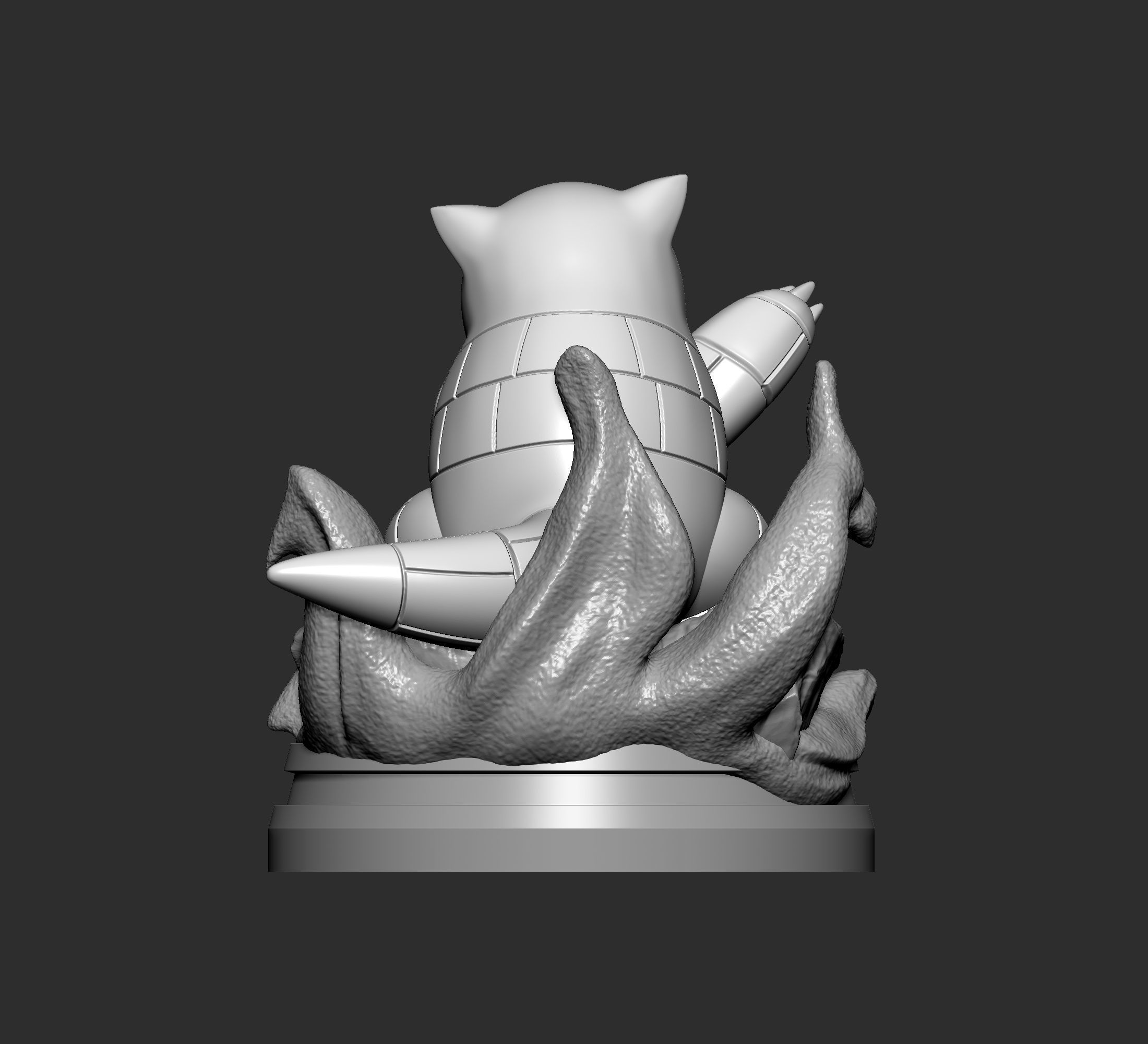 Pokemon - Sandshrew Figure 3D print model_7