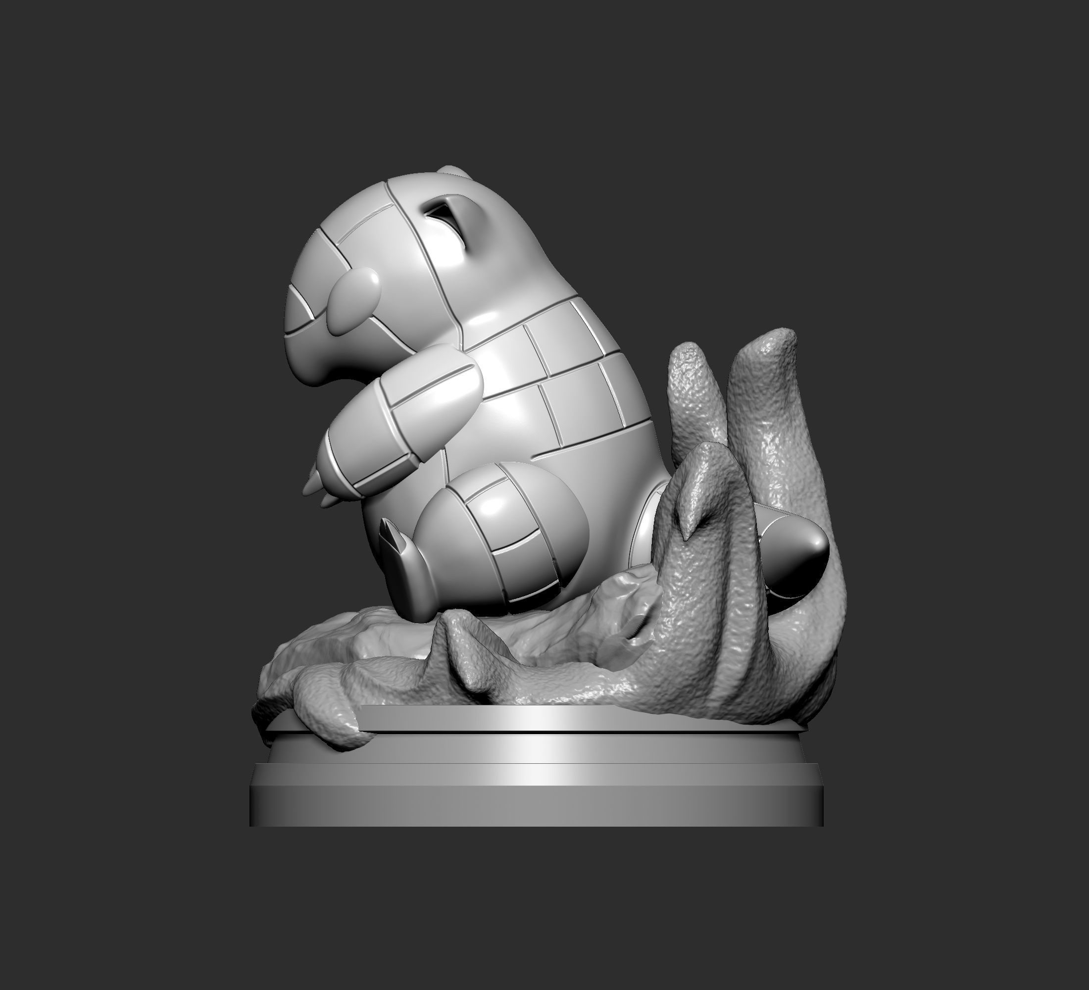 Pokemon - Sandshrew Figure 3D print model_4