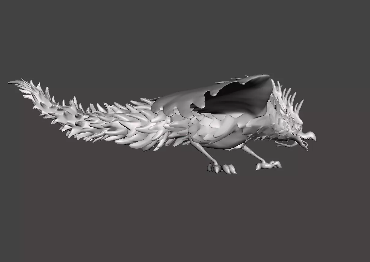 Basilisk Impel Down 3D Model 3D print model