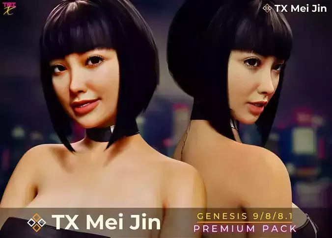 TX Mei Jin Premium Pack for G9 G8 G8-1 3D model
