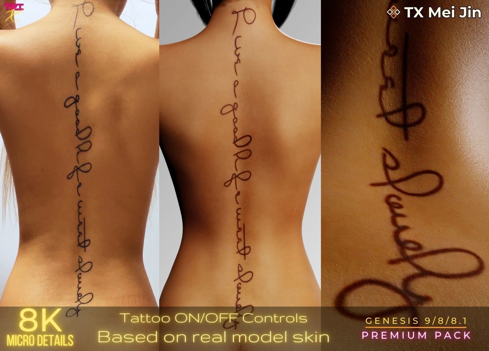 TX Mei Jin Premium Pack for G9 G8 G8-1 3D model_5