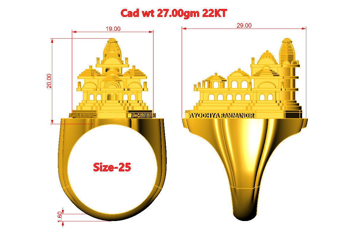 Ram Mandir 3dm-Stl 3D print model_2