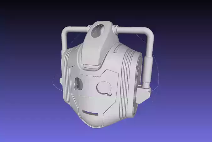 Doctor Who Cyberman Helmet 3D print model