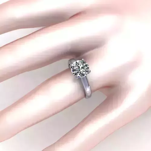 Solitaire Women Diamond Engagement Ring R65